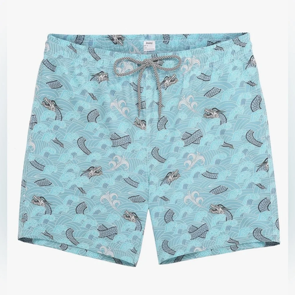NWT Biwisy Men’s Printed Swim Trunk